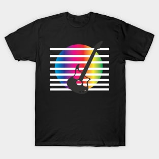 rainbow music guitar T-Shirt